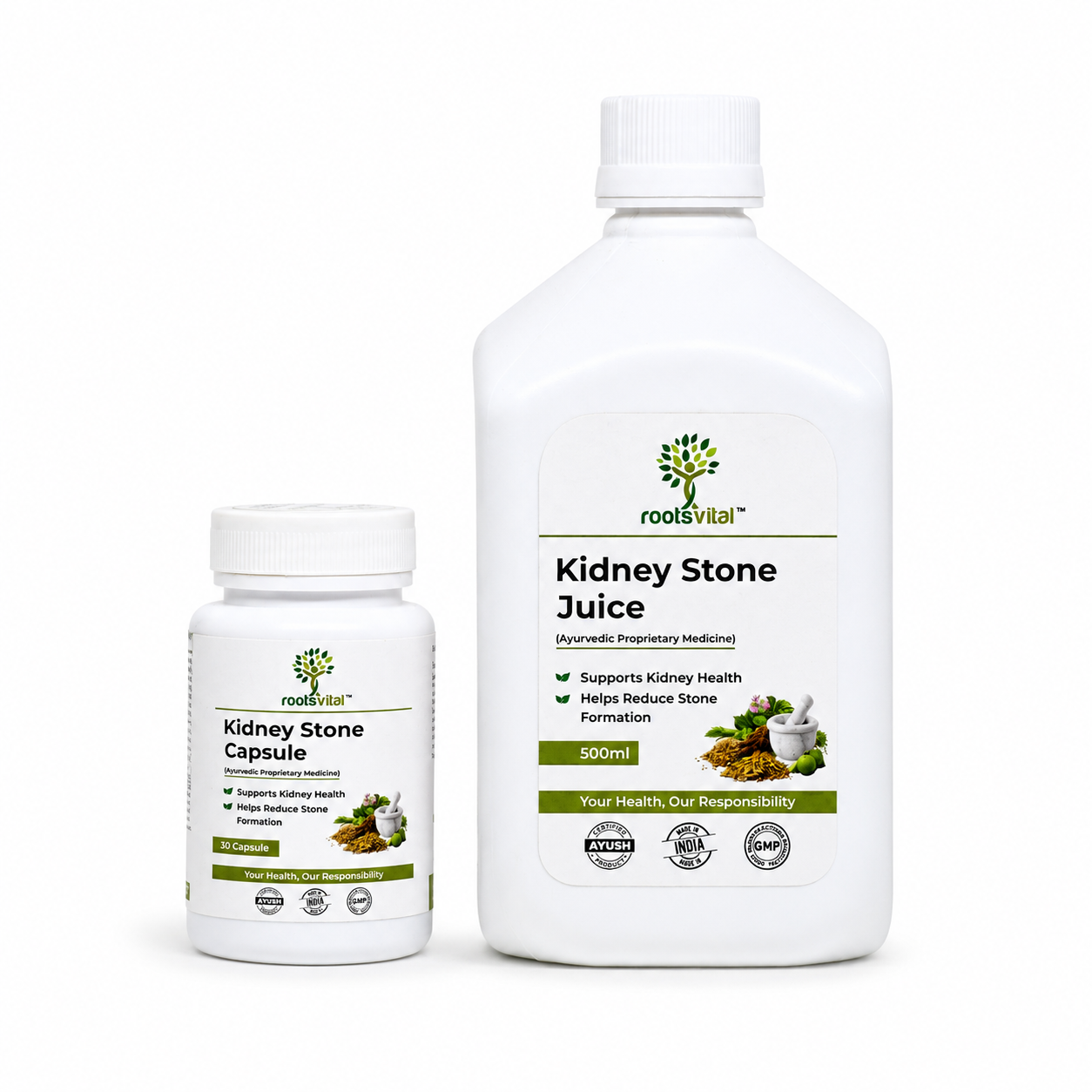 Kidney Stone Care Combo (Capsules + Juice)